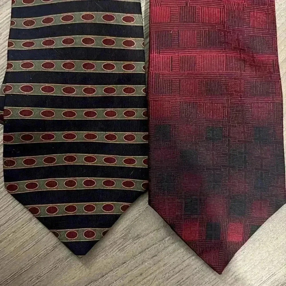 Bill Blass 100% Silk Men’s Ties. Made in Korea. Made in Costa Rica - Picture 2 of 6